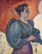 Paul Signac, woman with a parasol